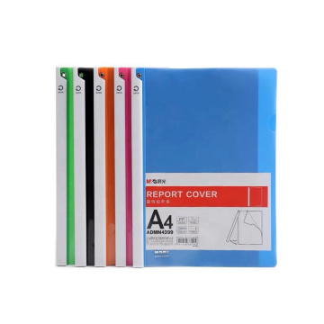 Andstal FIve Colors File Folder A4 Rotatable Rod Document Folder Plastic Folder For Office Supplies